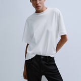 Mango t-shirt iris in white-002