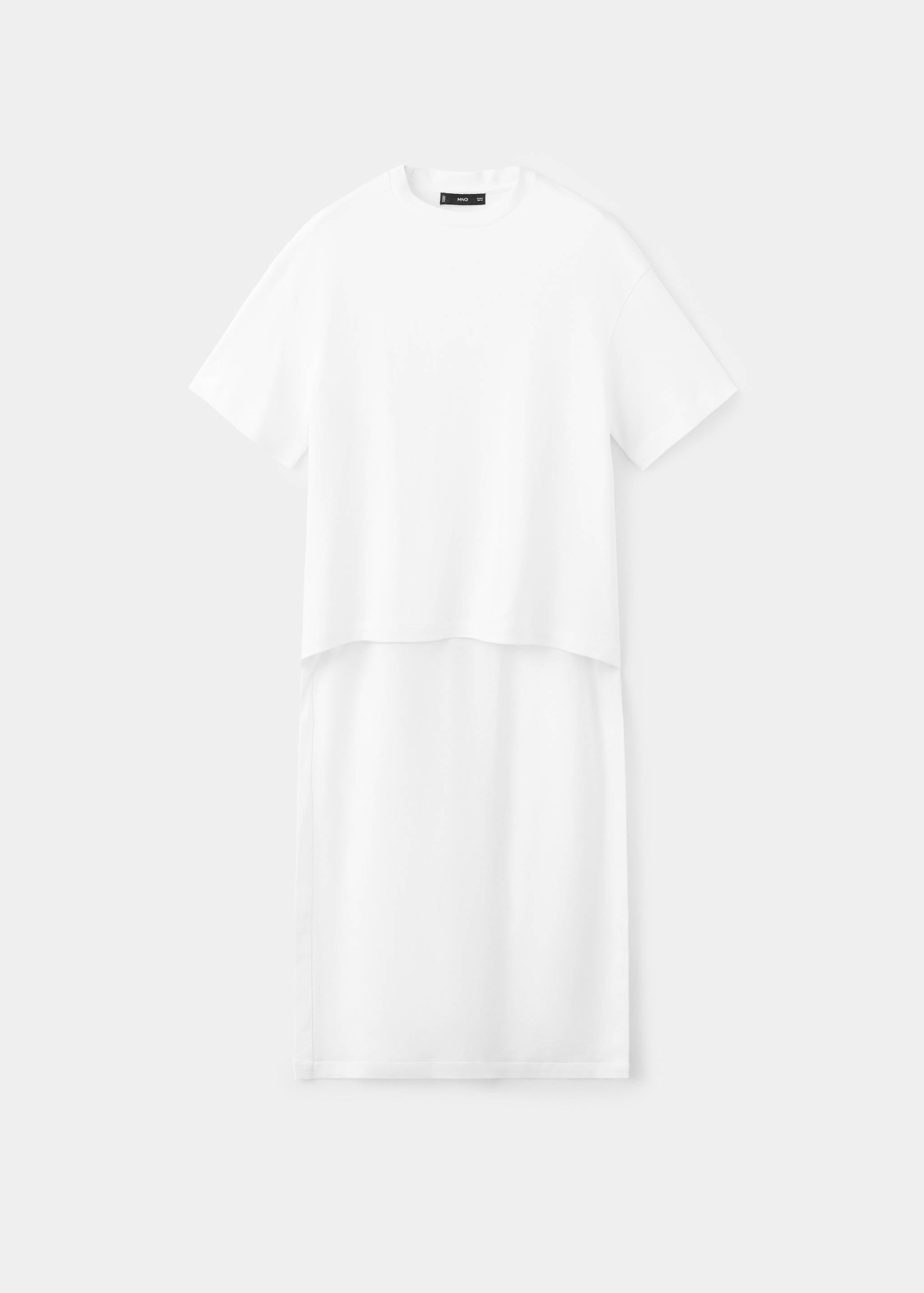 Mango t-shirt iris in white-021