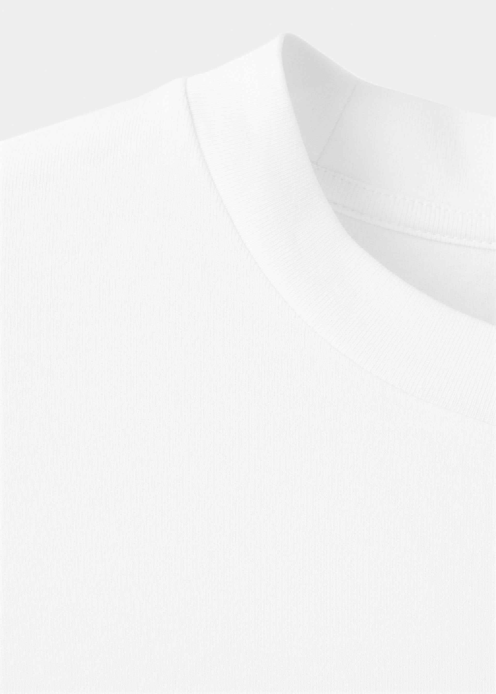 Mango t-shirt iris in white-023