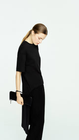 Mango t-shirt iris in black-002
