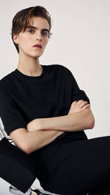 Mango t-shirt iris in black-004