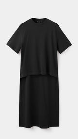 Mango t-shirt iris in black-021