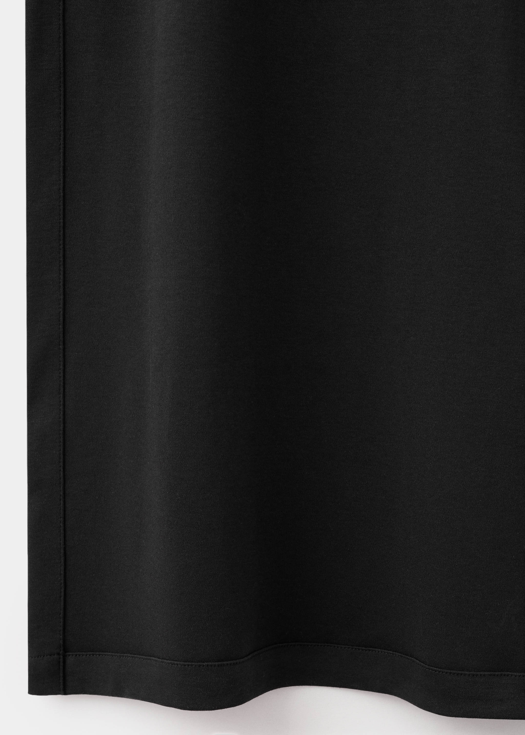 Mango t-shirt iris in black-023