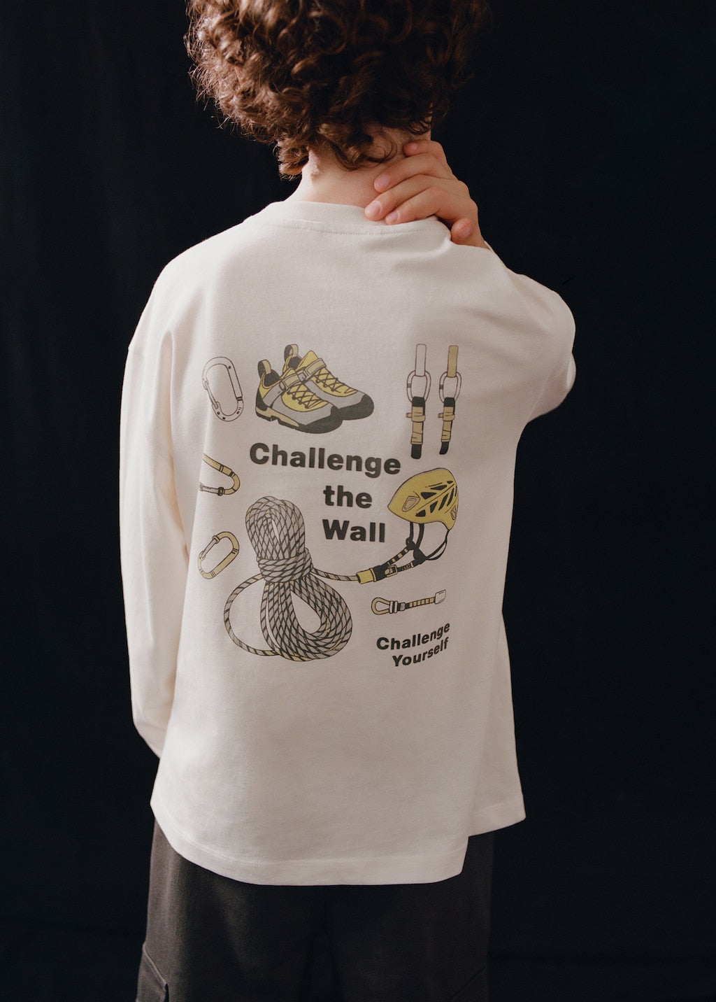 Mango t-shirt erope in off white - Image 4