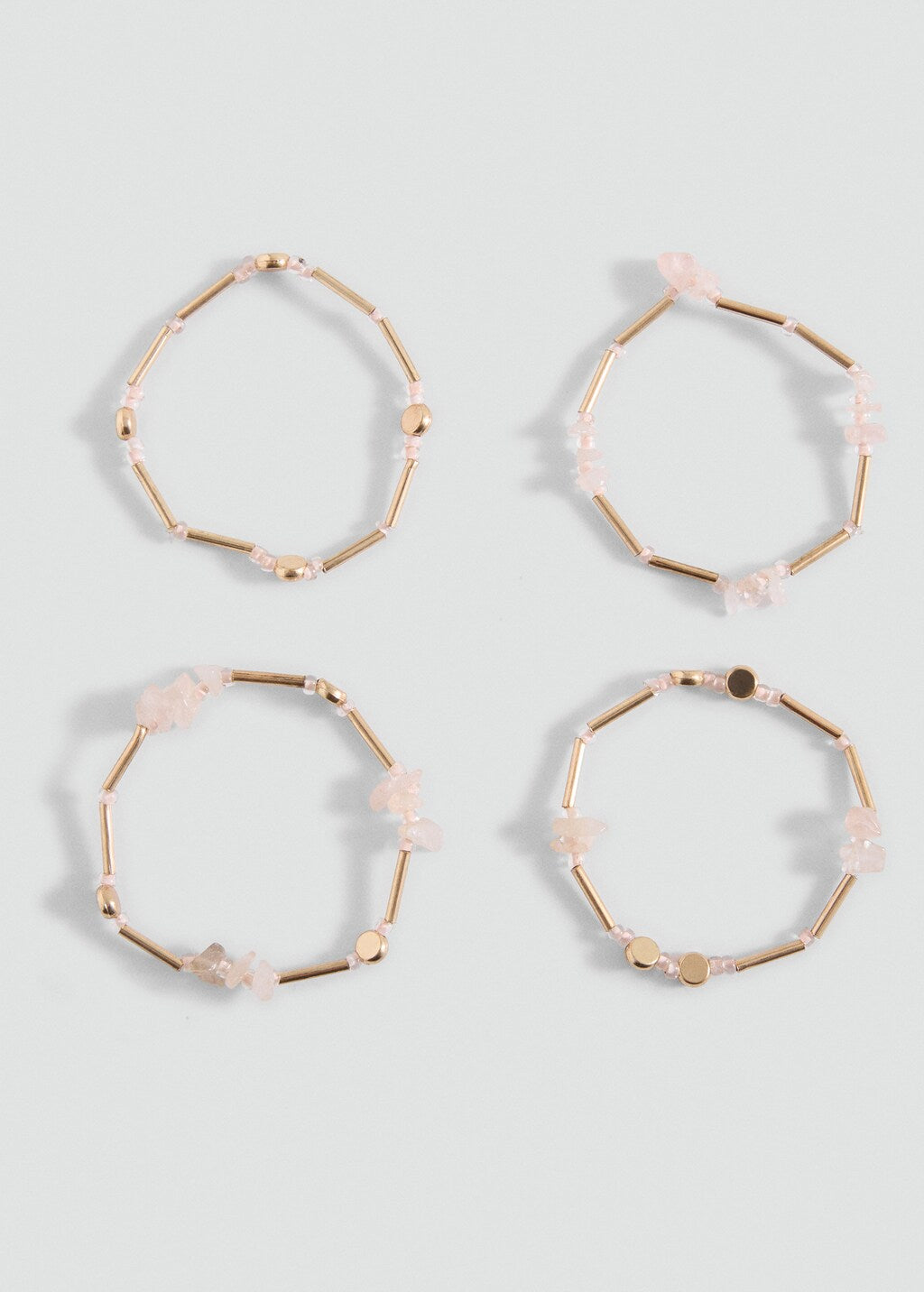 Mango bracelet mineral in gold - Image 1