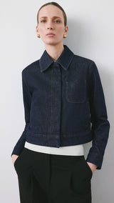 Mango jacket newyork in soft denim - Image 1