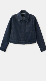 Mango jacket newyork in soft denim - Image 2