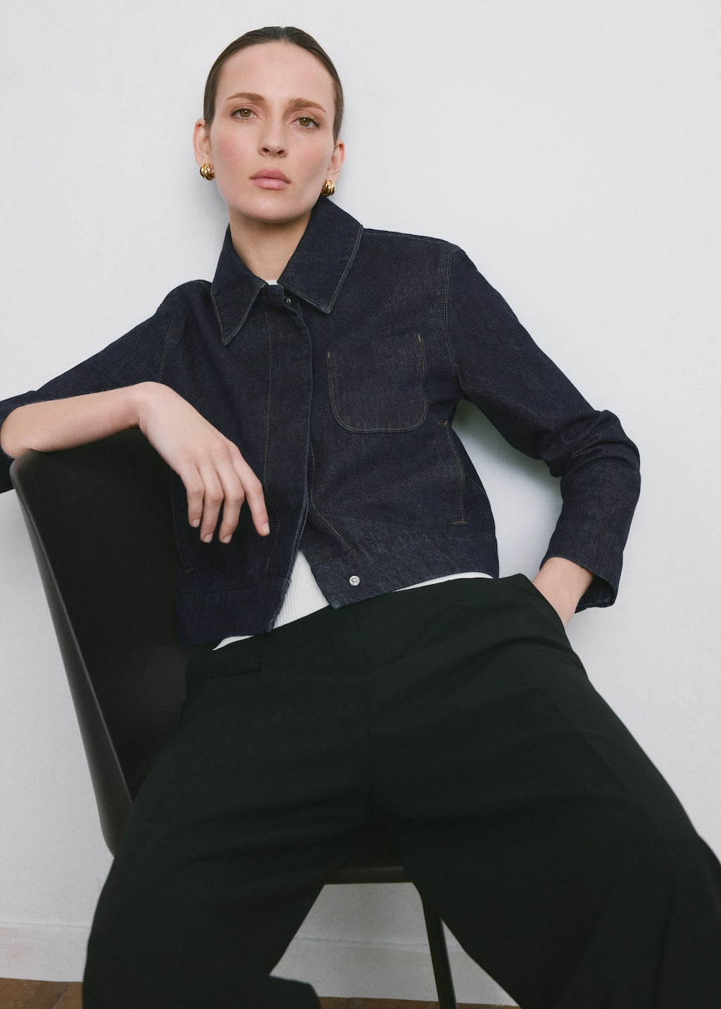 Mango jacket newyork in soft denim - Image 5