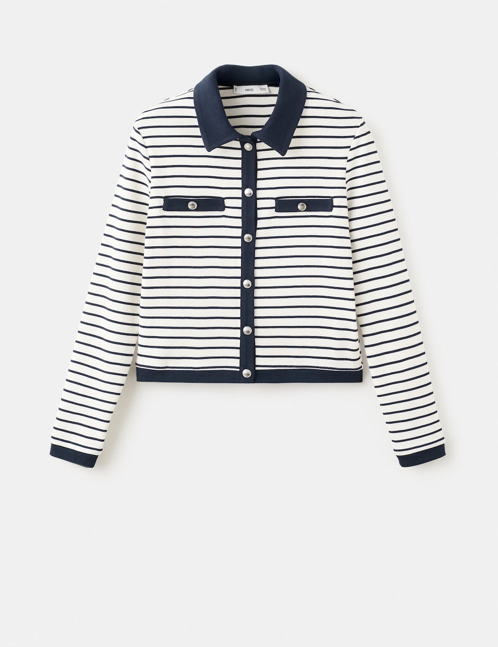 Mango cardigan porto in navy - Image 2