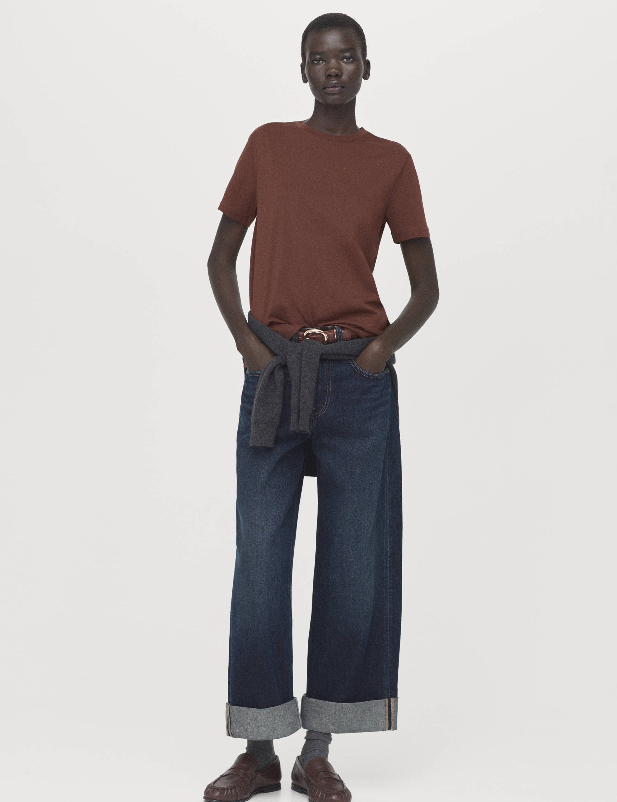 Mango t-shirt chals in color 79-001