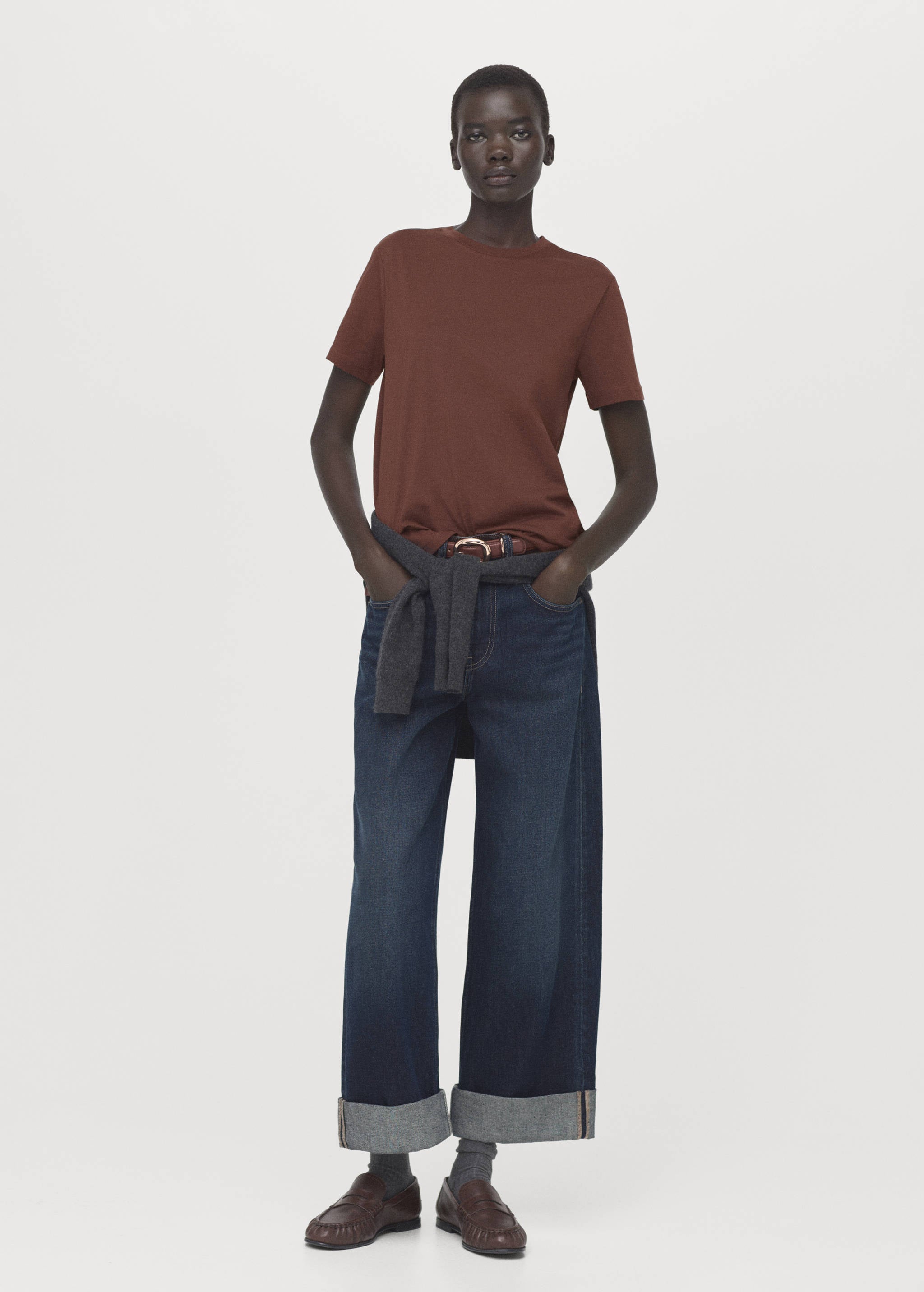 Mango t-shirt chals in color 79-001