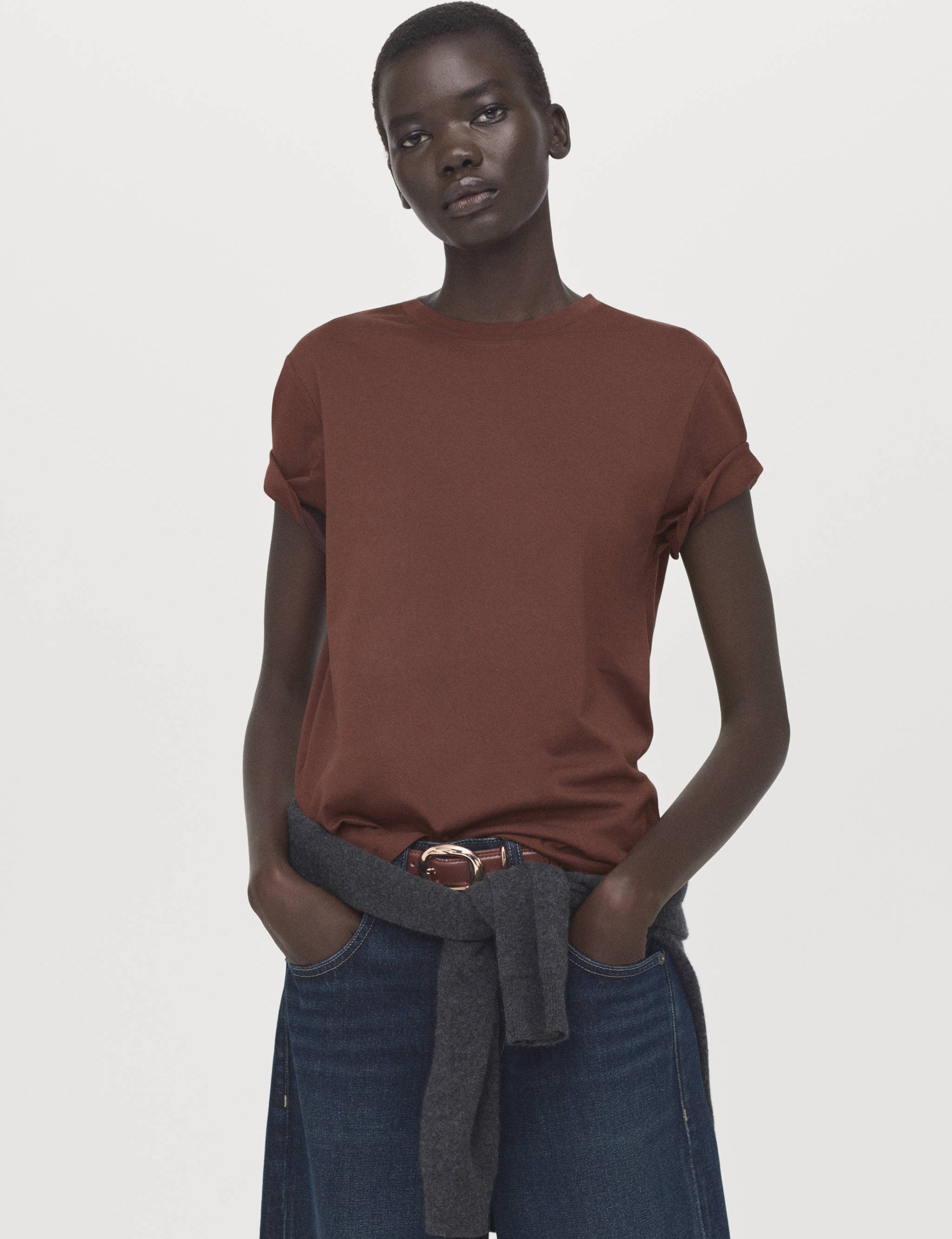 Mango t-shirt chals in color 79-002