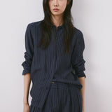 Mango trousers beli in navy - Image 4