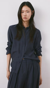 Mango trousers beli in navy - Image 4