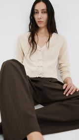 Mango cardigan frivoli in raw - Image 1