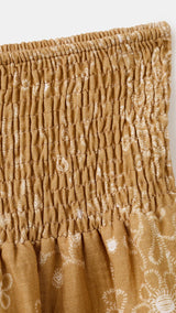 Mango skirt paola in mustard - Image 3
