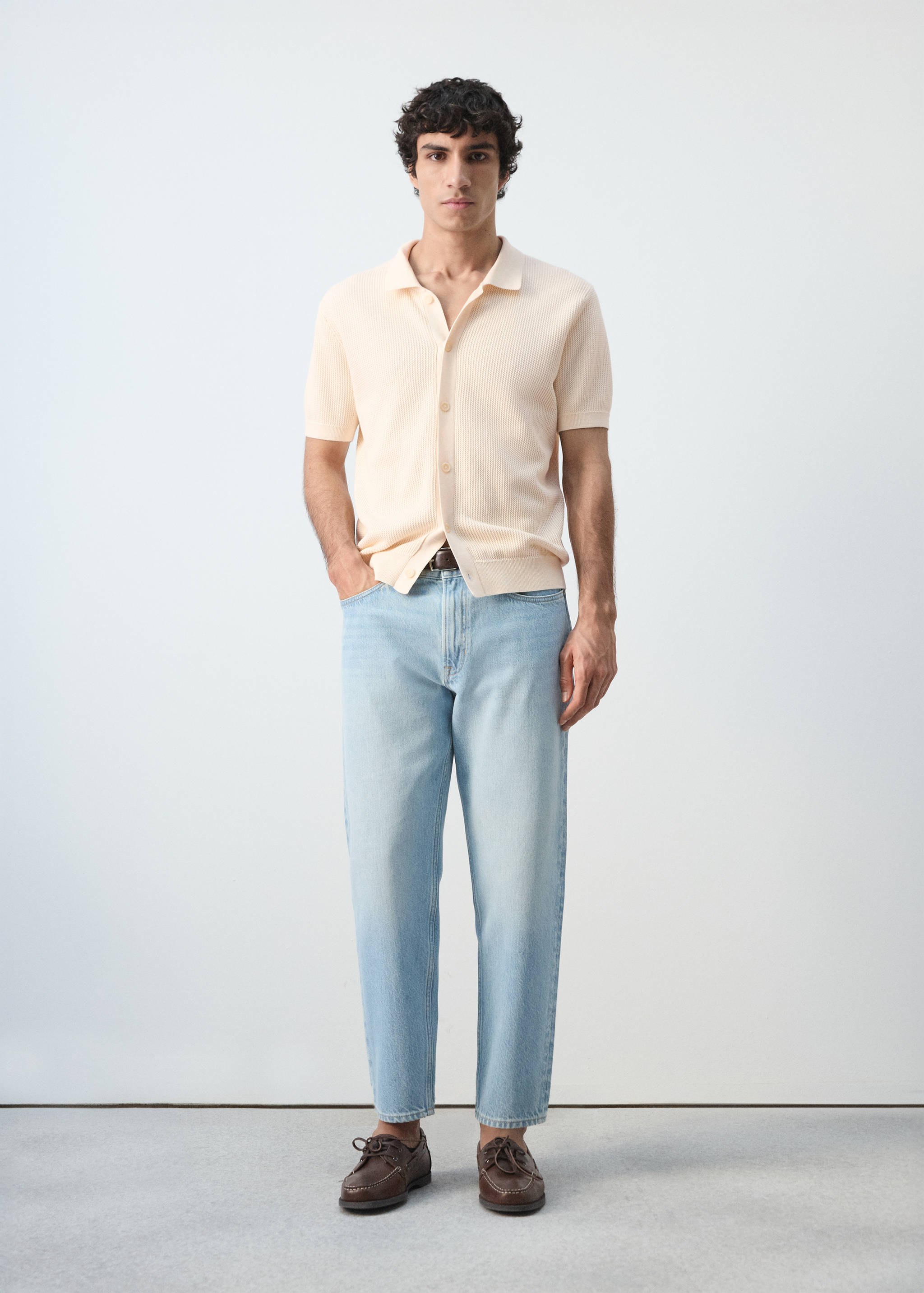 Mango shirt salas in off white-001