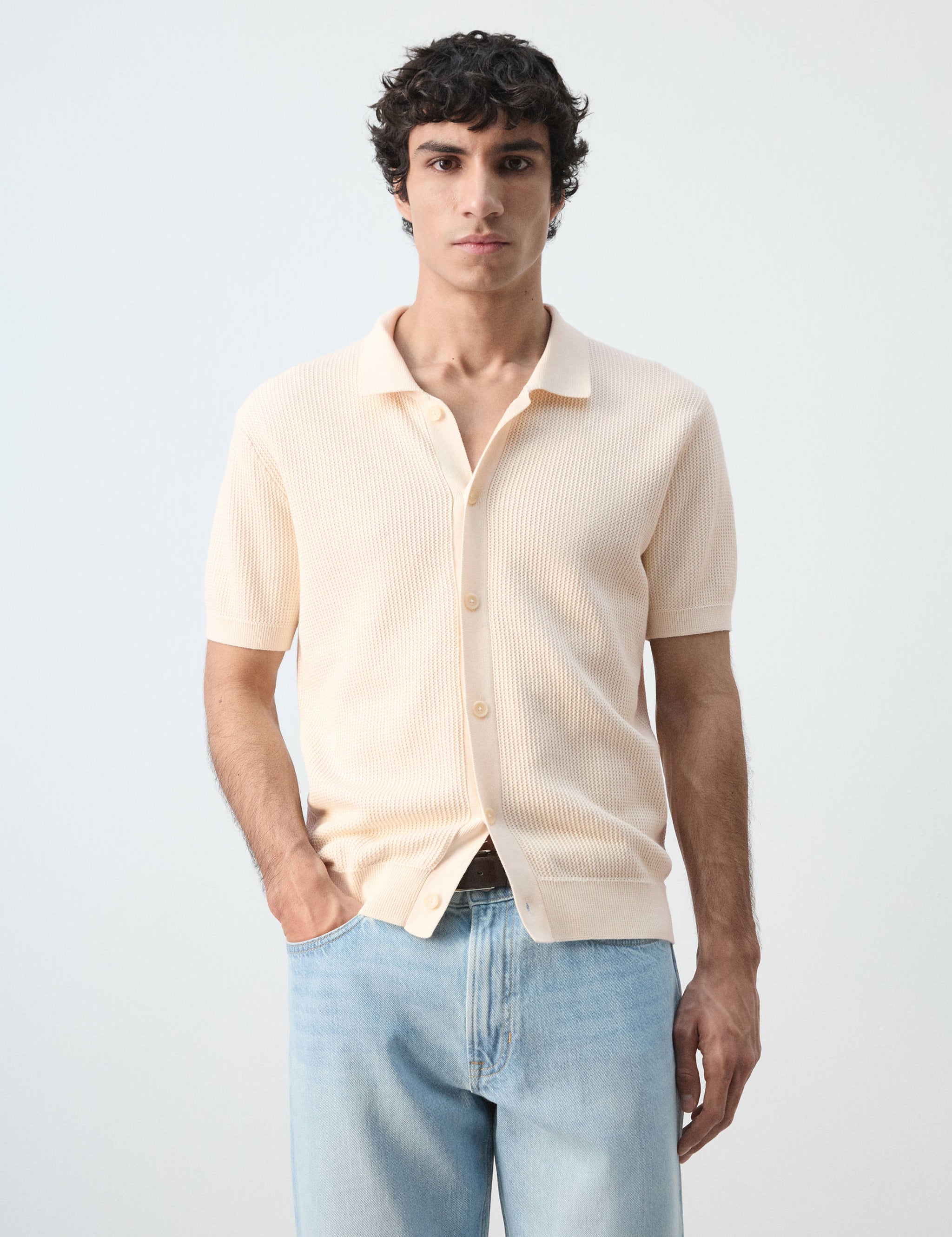 Mango shirt salas in off white-002
