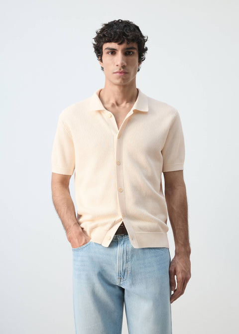 Mango shirt salas in off white