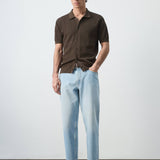Mango shirt salas in chocolate-001