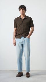 Mango shirt salas in chocolate-001