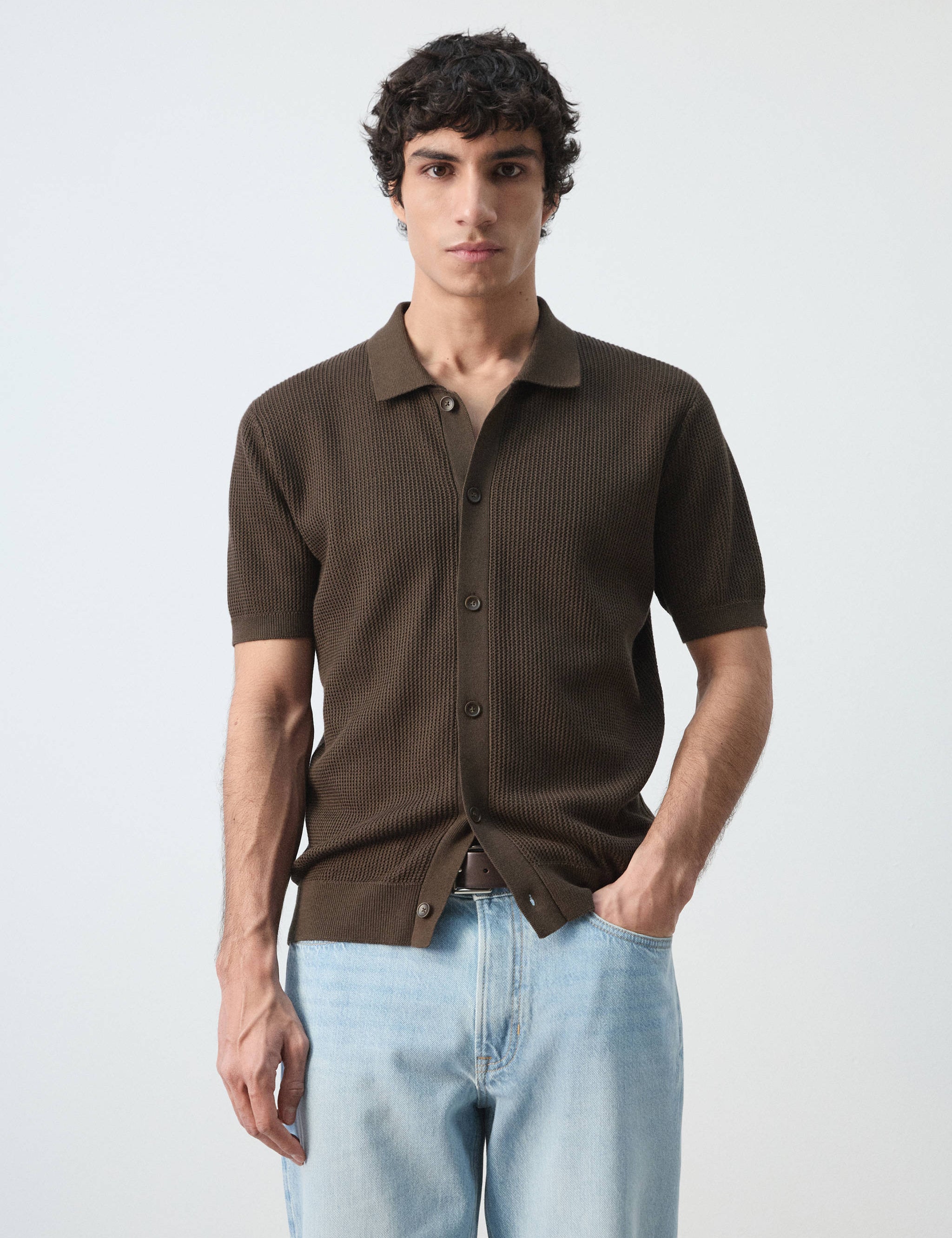 Mango shirt salas in chocolate-002