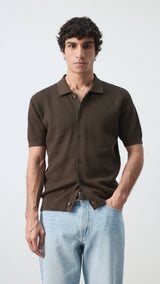 Mango shirt salas in chocolate-002