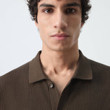 Mango shirt salas in chocolate-004
