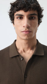 Mango shirt salas in chocolate-004