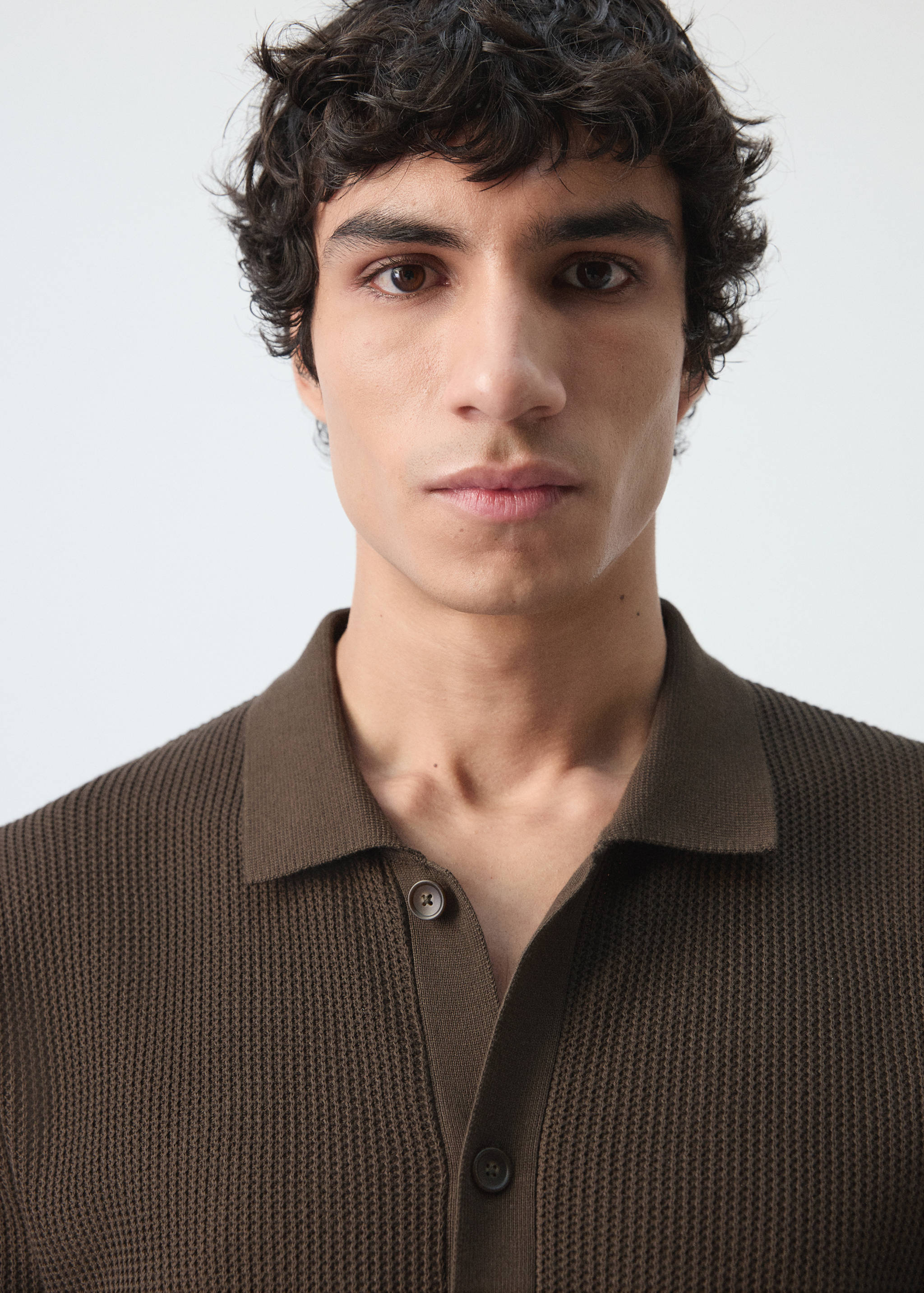 Mango shirt salas in chocolate-004