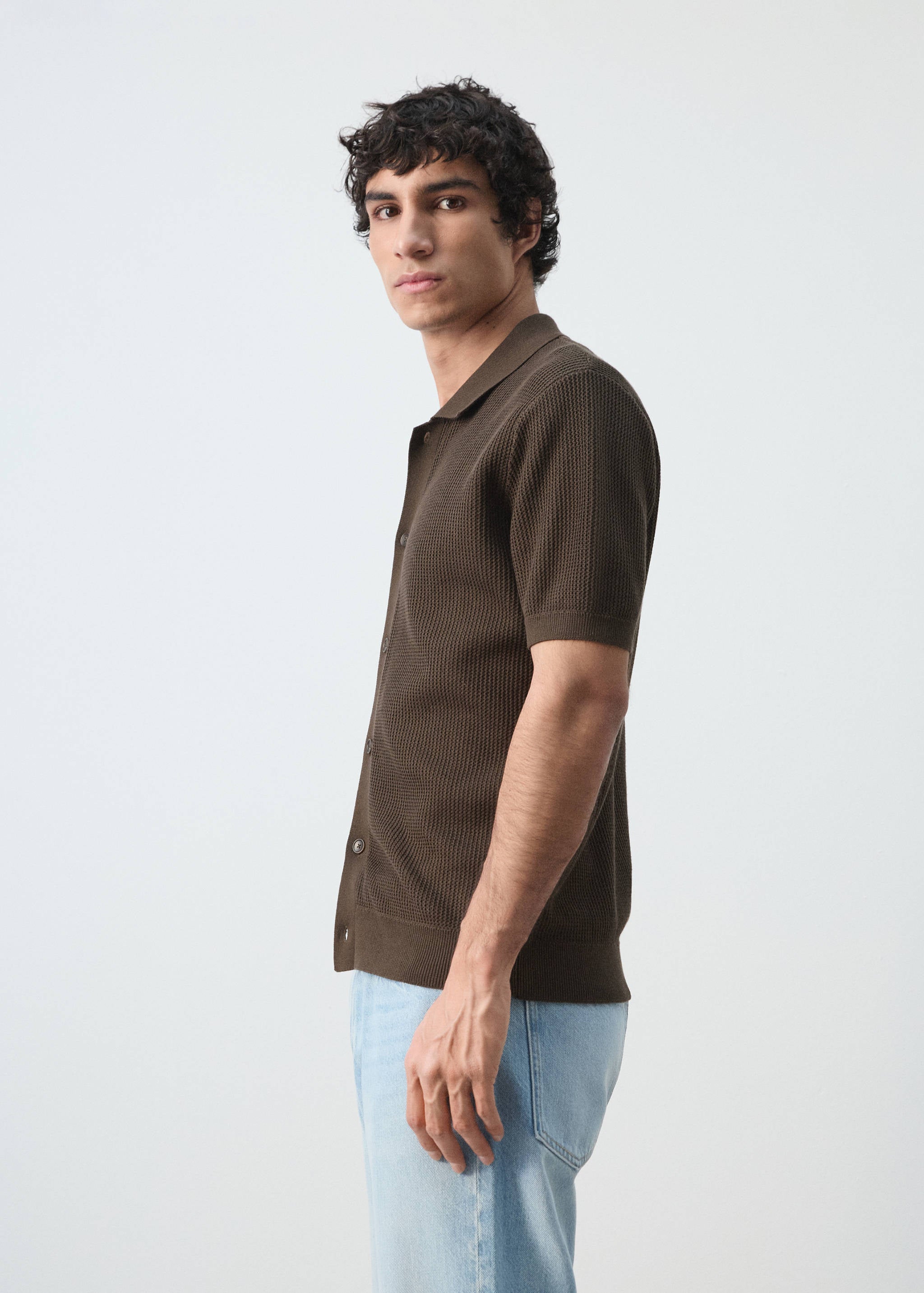 Mango shirt salas in chocolate-008
