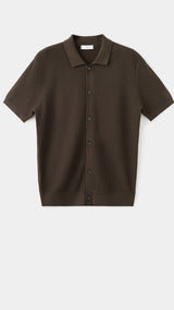 Mango shirt salas in chocolate-021