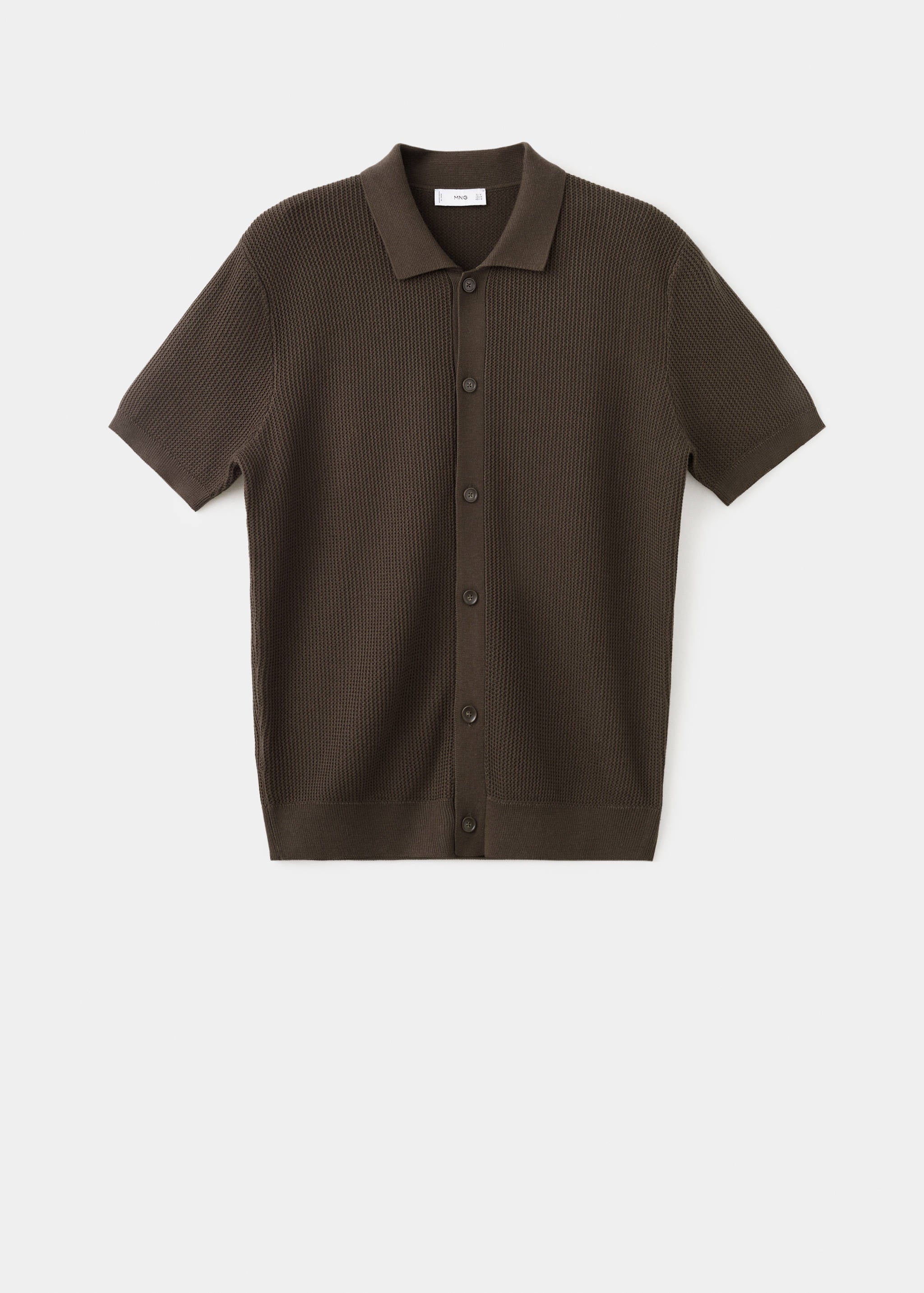 Mango shirt salas in chocolate-021