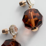 Mango earrings fedora in brown - Image 1