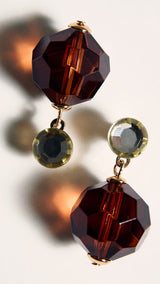 Mango earrings fedora in brown - Image 3