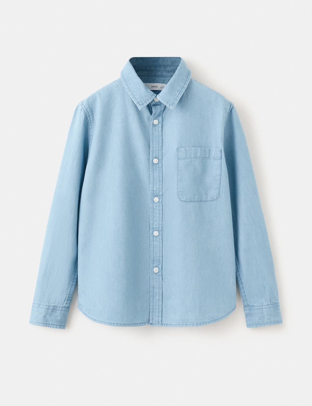 Mango shirt pacific in light denim - Image 2