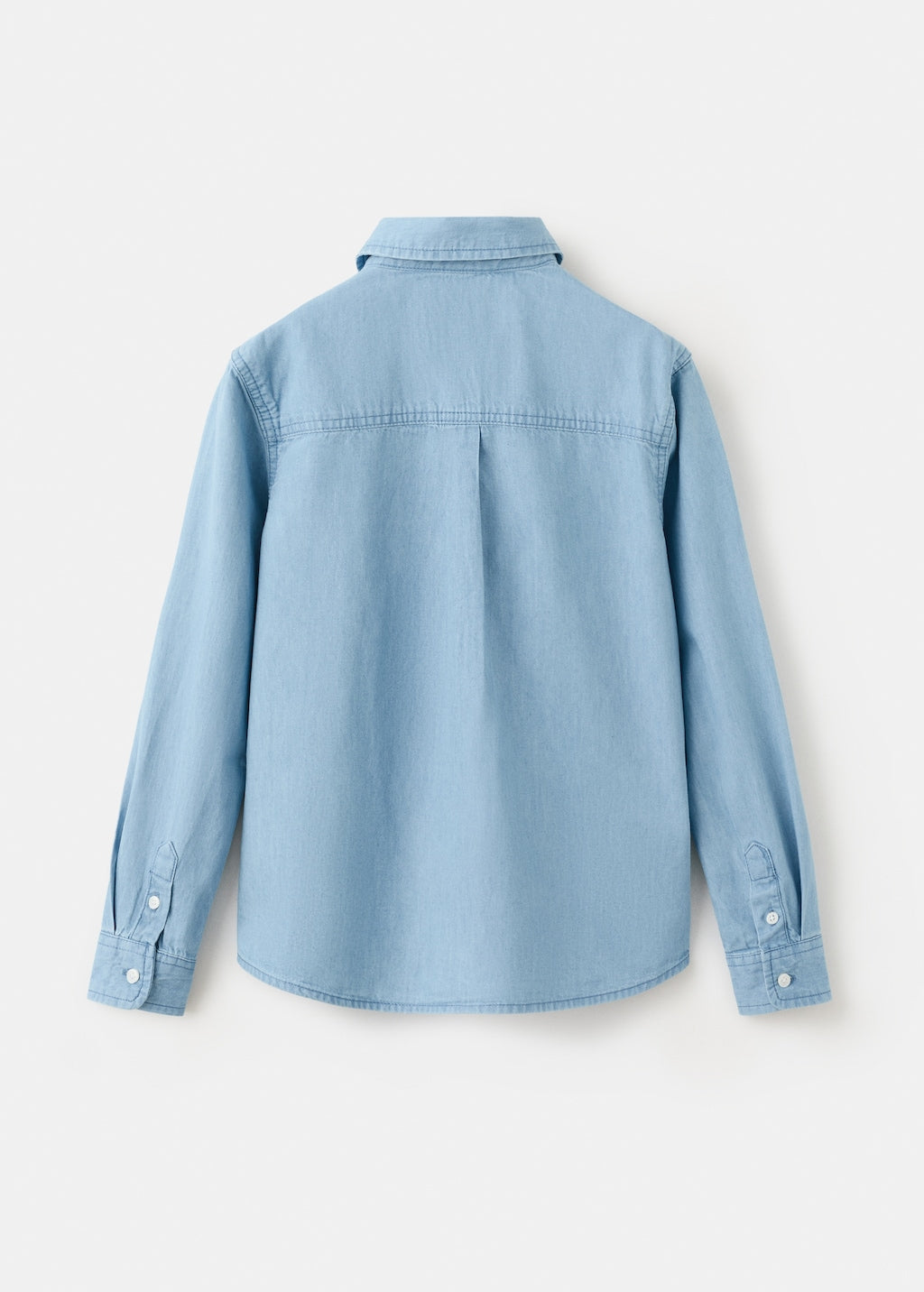 Mango shirt pacific in light denim - Image 7