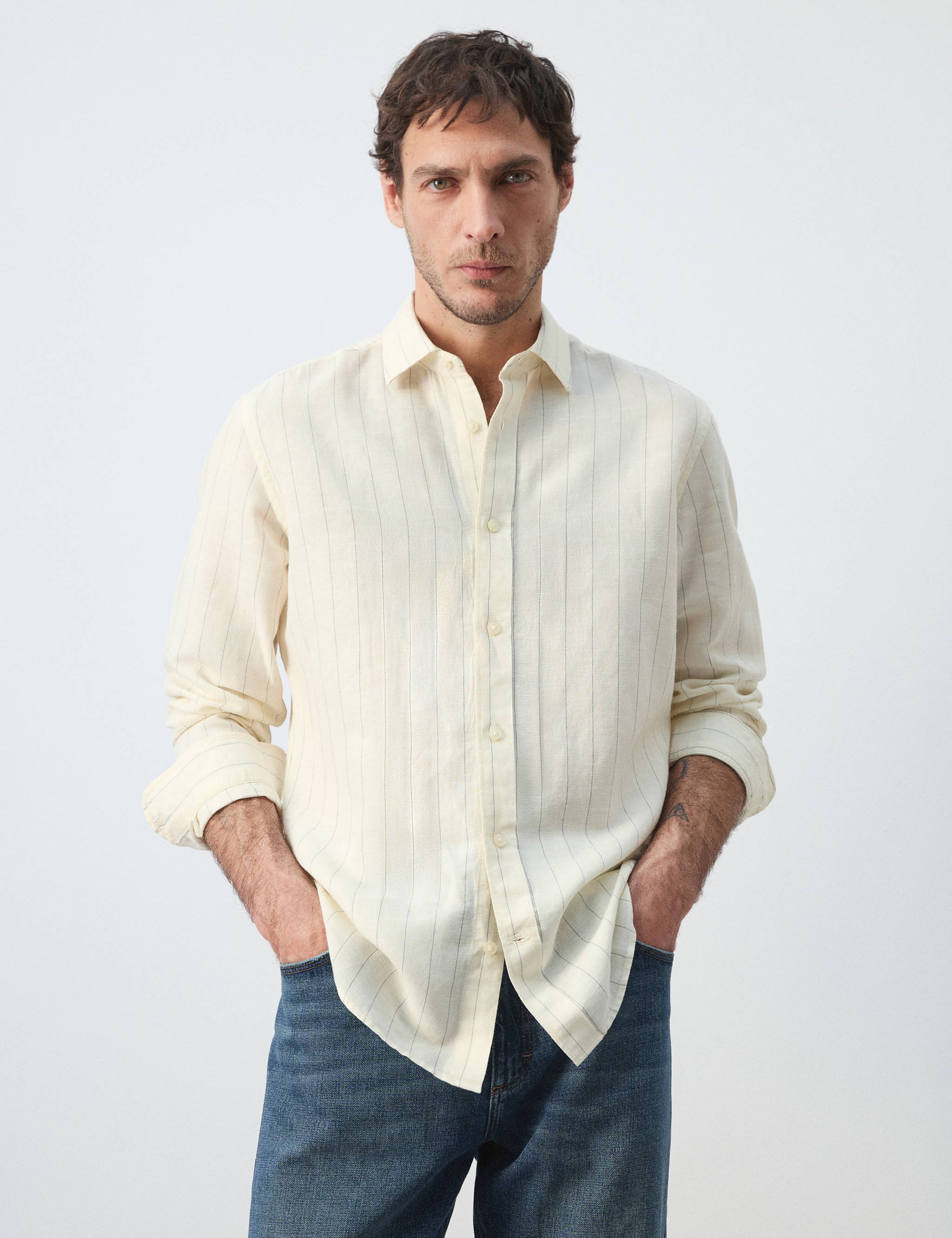 Mango shirt rug in raw-002