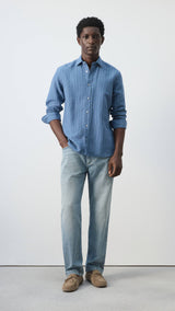 Mango shirt rug in ink-001
