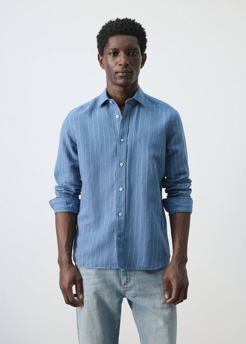 Mango shirt rug in ink