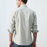 Mango shirt candela in pastel green-003