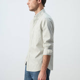 Mango shirt candela in pastel green-008