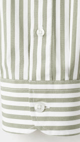 Mango shirt candela in pastel green-030