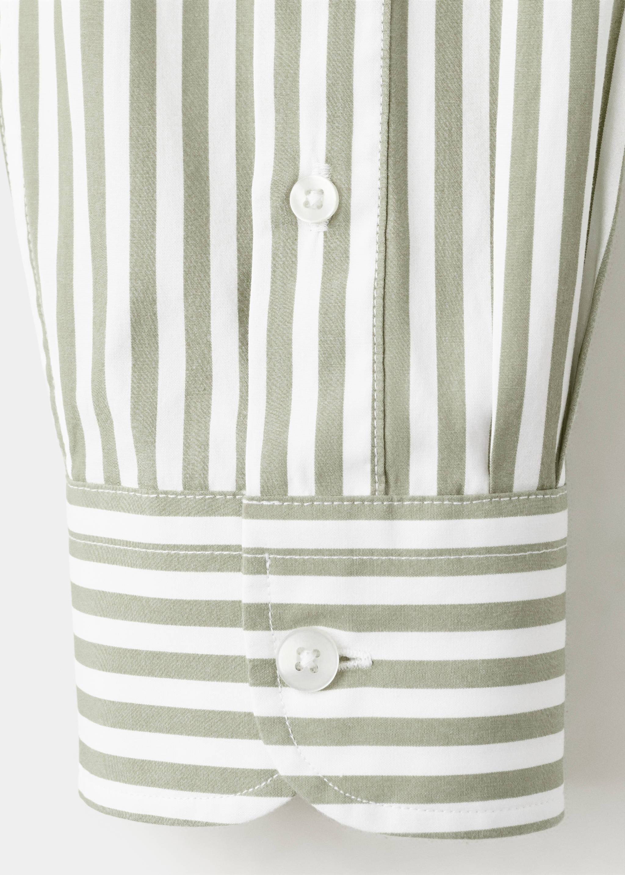 Mango shirt candela in pastel green-030