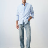 Mango shirt candela in celestial-001