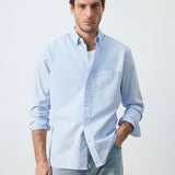 Mango shirt candela in celestial-002