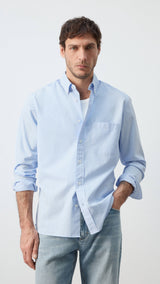 Mango shirt candela in celestial-002