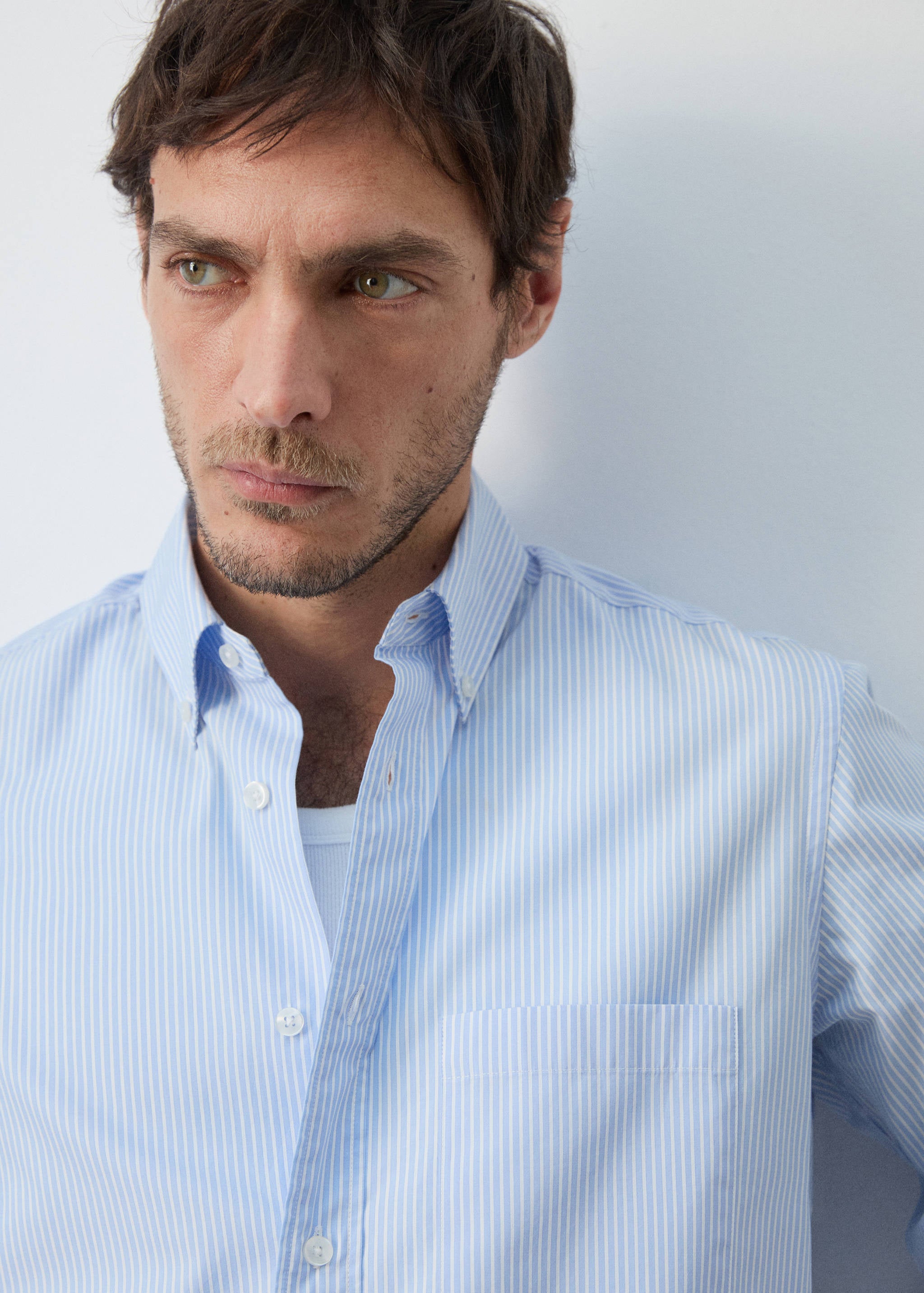 Mango shirt candela in celestial-004