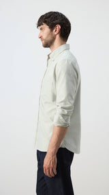 Mango shirt oxli in pastel green-008
