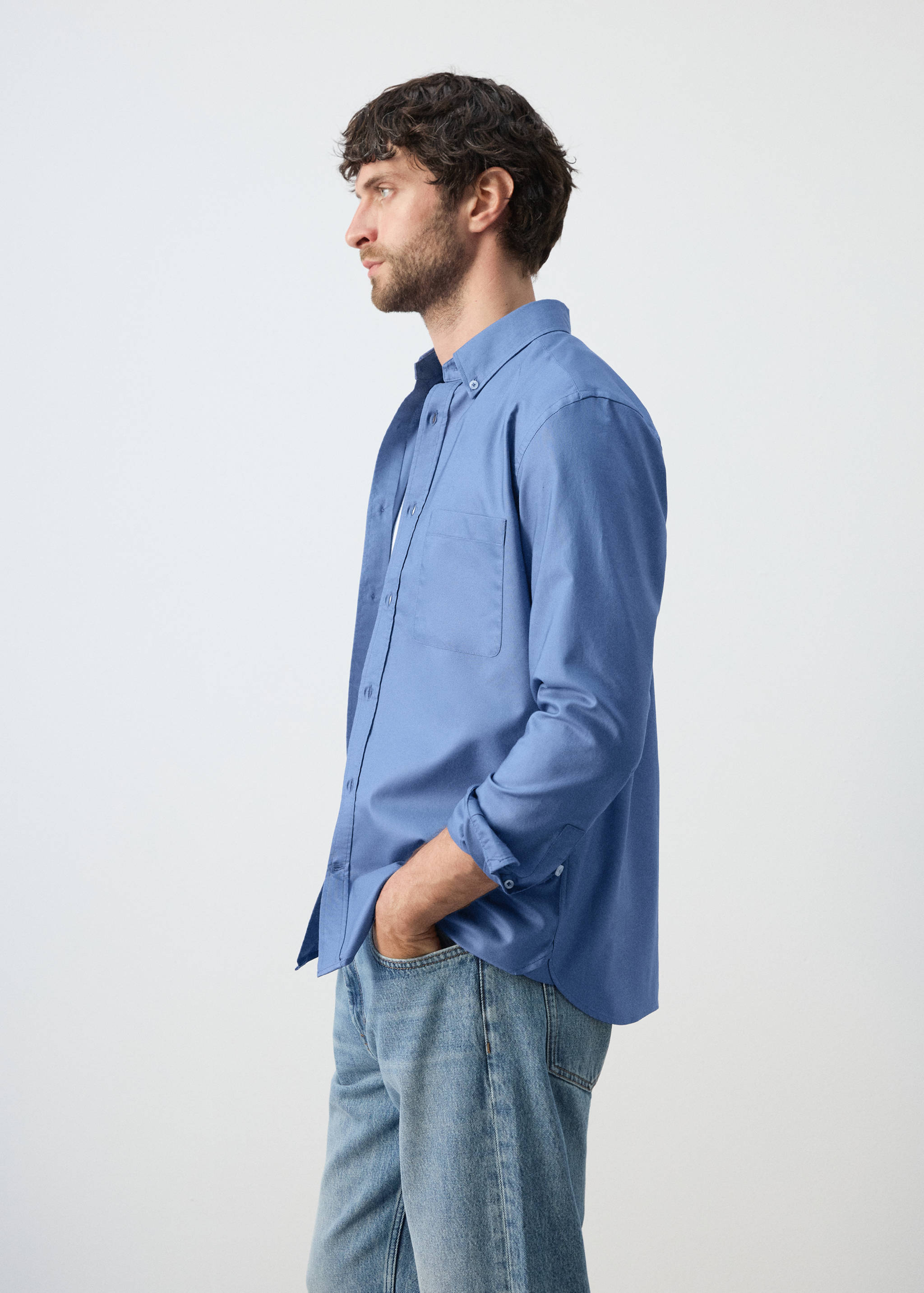 Mango shirt oxli in ink-008